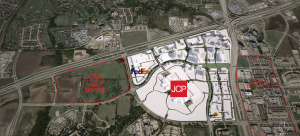 Site plan for Toyota's new campus in Plano.