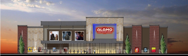 A rendering of the Alamo Drafthouse coming to Little Elm.