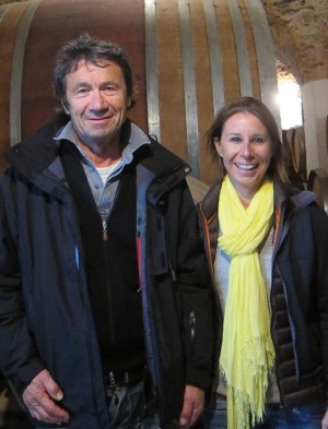 Jean-Pierre and Nathalie Margan, owner and winemakers for Chateau la Conorgue
