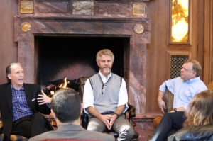 From left: Mike Ablon, David Spence, and Scott Rohrman, at Old Parkland.