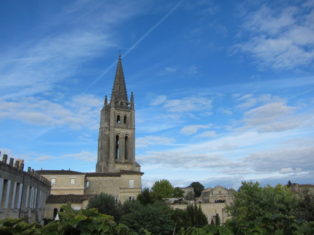 St. Emilion Monolithic Church in Saint Emilion, Bordeaux, France