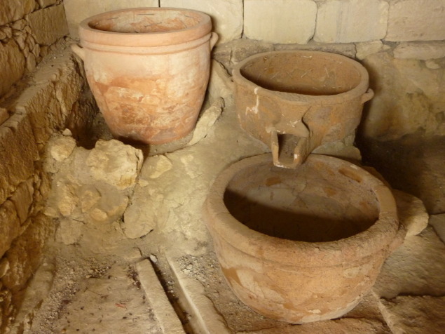 Though to be the first wine press in the world, in Crete dating to back over 3500 years. 