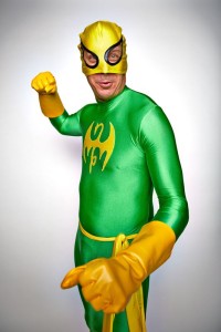 Michael Koenig as Iron Fist. Photo by Billy Surface.