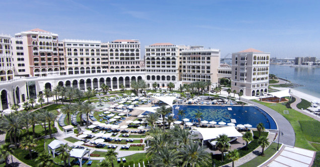 The Ritz Carlton hotel in Abu Dhabi.