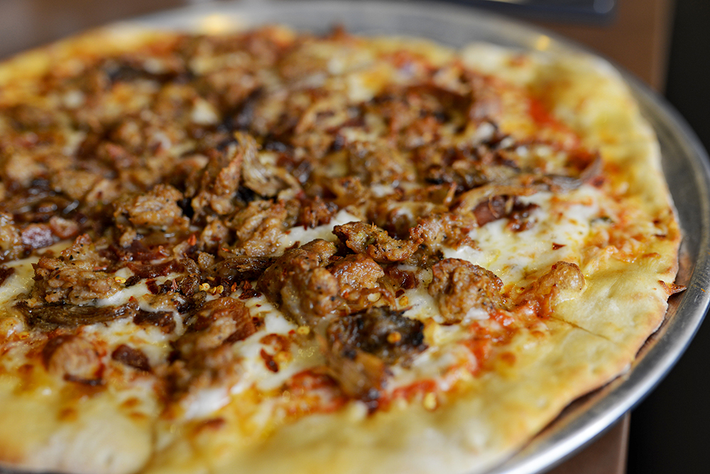 The whole hog pizza. Photo by Matthew Shelley.