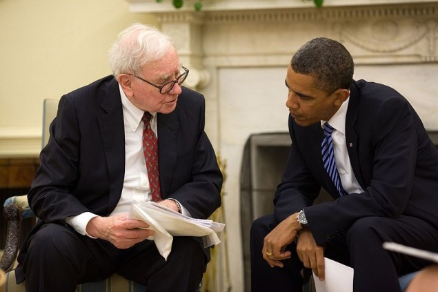 Is it too much to hope that Buffett also recommended "D" to President Obama? (photo: Wikimedia Commons)