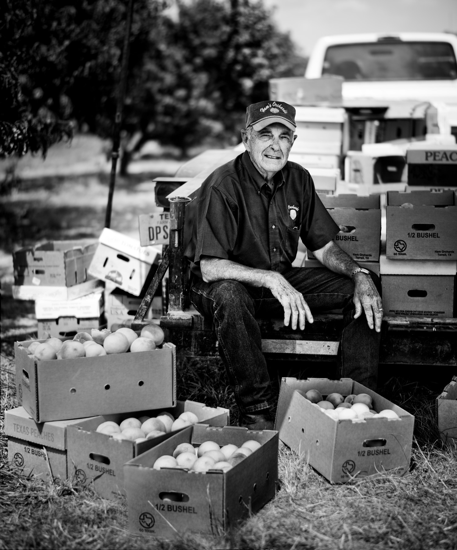 Portrait of a Peach Farmer: Dale Ham of Ham Orchards - D Magazine