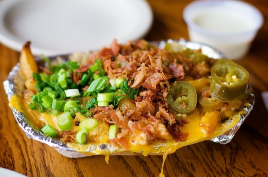 Snuffer’s cheese fries. Photo by Brian Lopiccolo.