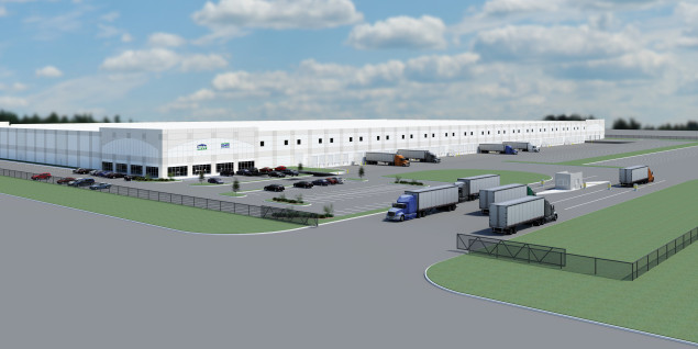 Rendering of a new distribution center Duke Realty is developing for Shippers Warehouse.