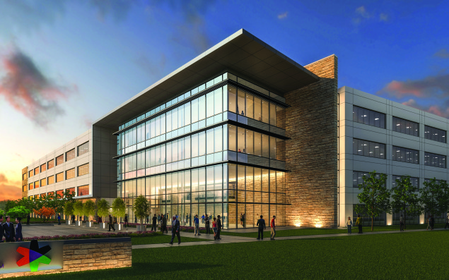 A rendering of FedEx Office's new campus in Legacy West.