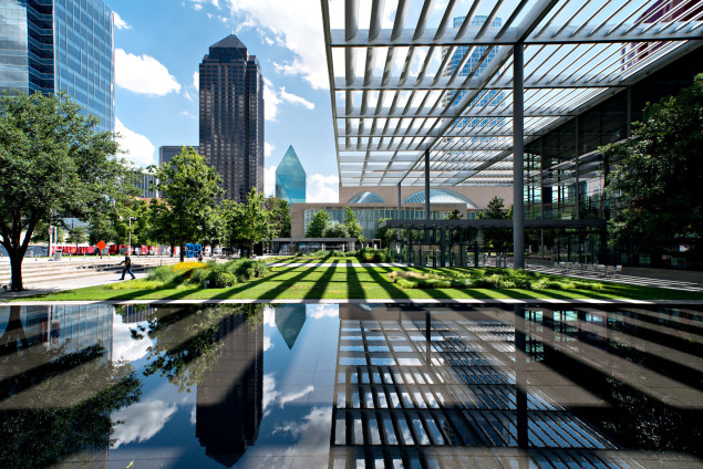 The Dallas Arts District is a hub for performing arts venues.