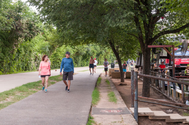 Walk—or run, or bike, or skate—along the Katy Trail. Photo by Leah Clausen.