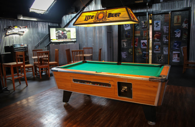 The game room.