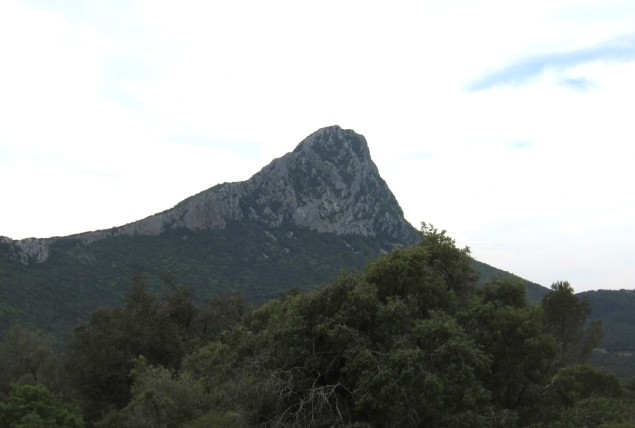 Pic Saint-Loup Mountain in Languedoc, France