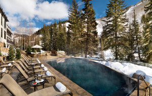License to Chill: The heated pool at Vail Cascade has an infinity edge and was once recognized by USA Today as one of the best resort pools in the country.