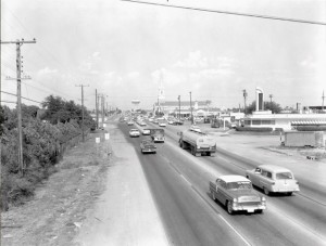Northwest Highway at Preston in the 1950s