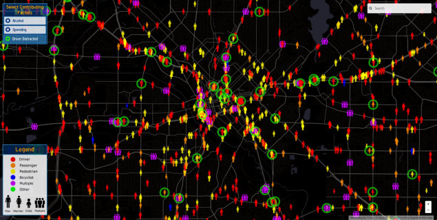 Total Vehicular Fatalities 2004-13 in Dallas