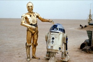 Showing Their Metal: Artoo-Detoo and See-Threepio are among the iron men of Star Wars.