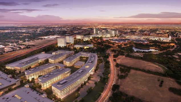 Legacy West, with Toyota's new North American HQ in the foreground.