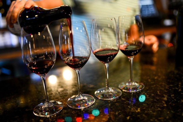Bodega Wine Bar flight. Photo by Matthew Shelley.