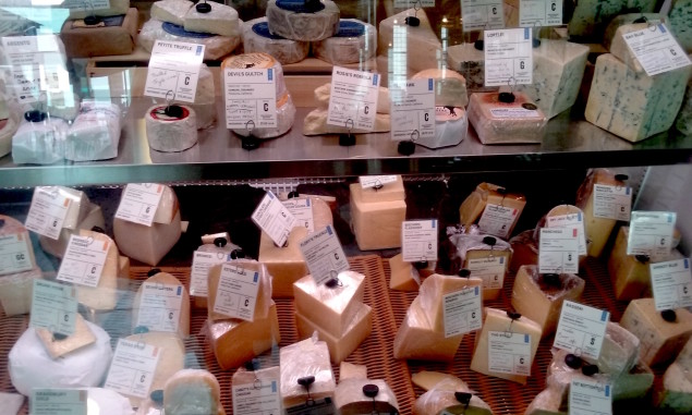 Cheese case at Scardello in the Dallas Farmers Market. Photo by Eve Hill-Agnus.