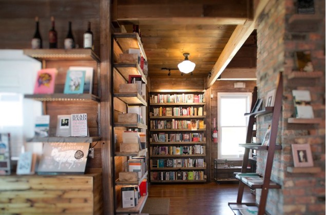 One of Dallas’ few independent bookstores, The Wild Detectives offers books and beer. Photo by Elizabth Lavin.