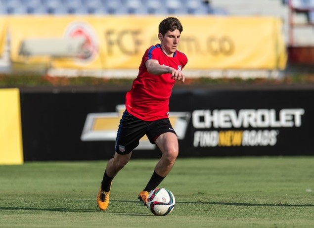 Emerson Hyndman, originally from Plano, is on the U.S. roster for tonight's match.
