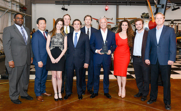 Gabriel Barbier-Mueller and his Harwood International team, were honored for Excellence in Architecture and Design