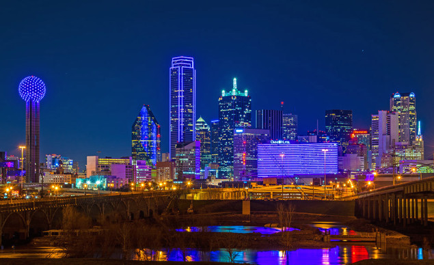 Dallas skyline photo by Michael Samples