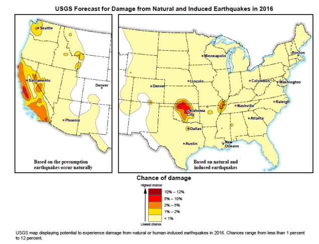 USGS Earthquake probability