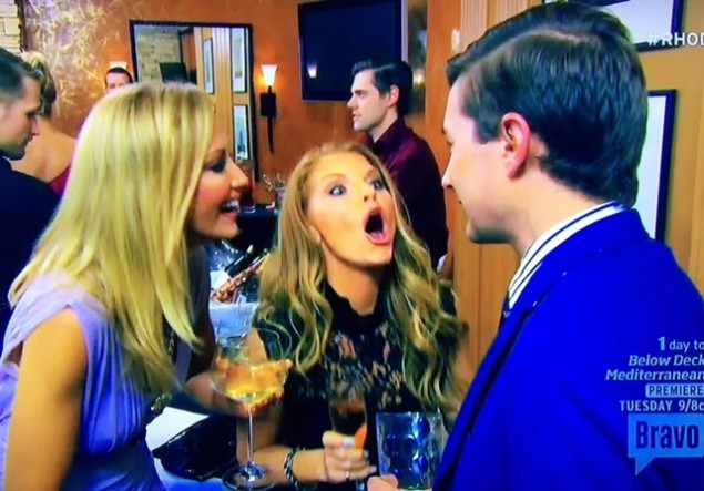 Brandi is super shocked when Taylor tells her that LeeAnne once pooped her pants.