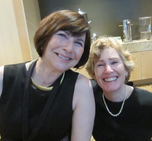 Donna Morris of Winderlea Vineyards (left) & Eugenia Keegan of Gran Moraine Winery