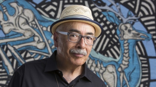 U.S. Poet Laureate Juan Felipe Herrera is at the Latino Cultural Center. Photo courtesy of the Aberg Center.