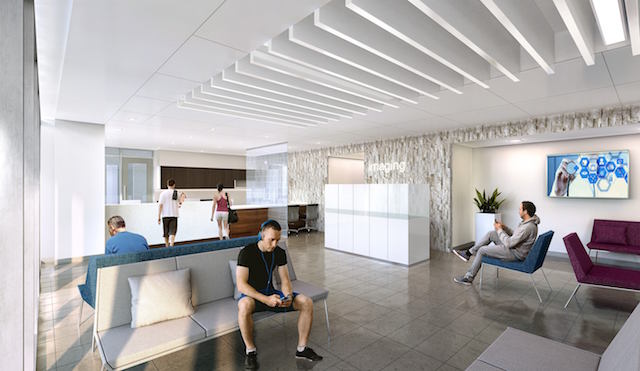 (image credit: Perkins+Will) The Imaging Center on The Star campus will serve all patients, including Dallas Cowboys football players, with an additional local outreach program planned for Frisco. Working in collaboration with General Electric (GE), it will feature some of the world’s most-advanced MRIs and become part of the GE-NFL Head Health Initiative. The MRI Suite will have a unique design using GE’s Caring Suite consultants that will include unique lighting, interior décor and music.
