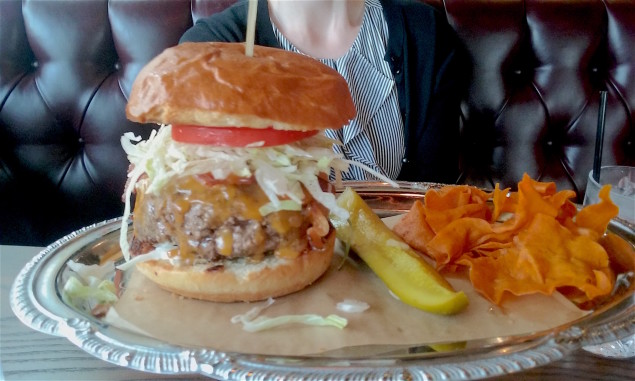 The Royale burger. (Photo by Eve Hill-Agnus)