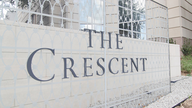 New signage at The Crescent
