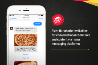 With Conversable, Pizza Hut will allow customers to order their favorites via Facebook and Twitter.