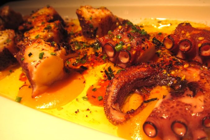  Pulpo Gallego, or Galician style grilled octopus