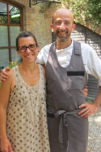 Elisa Bianchini (left) & Chef Senio Venturi of L'Assencio Ristorante