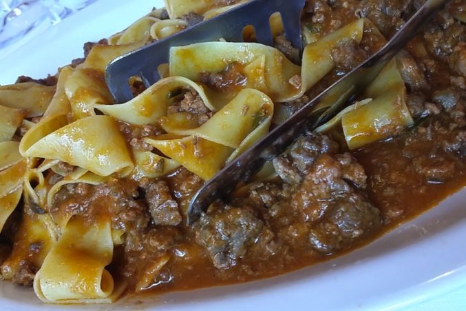 Pappardelle con Ragù di Cinghiale