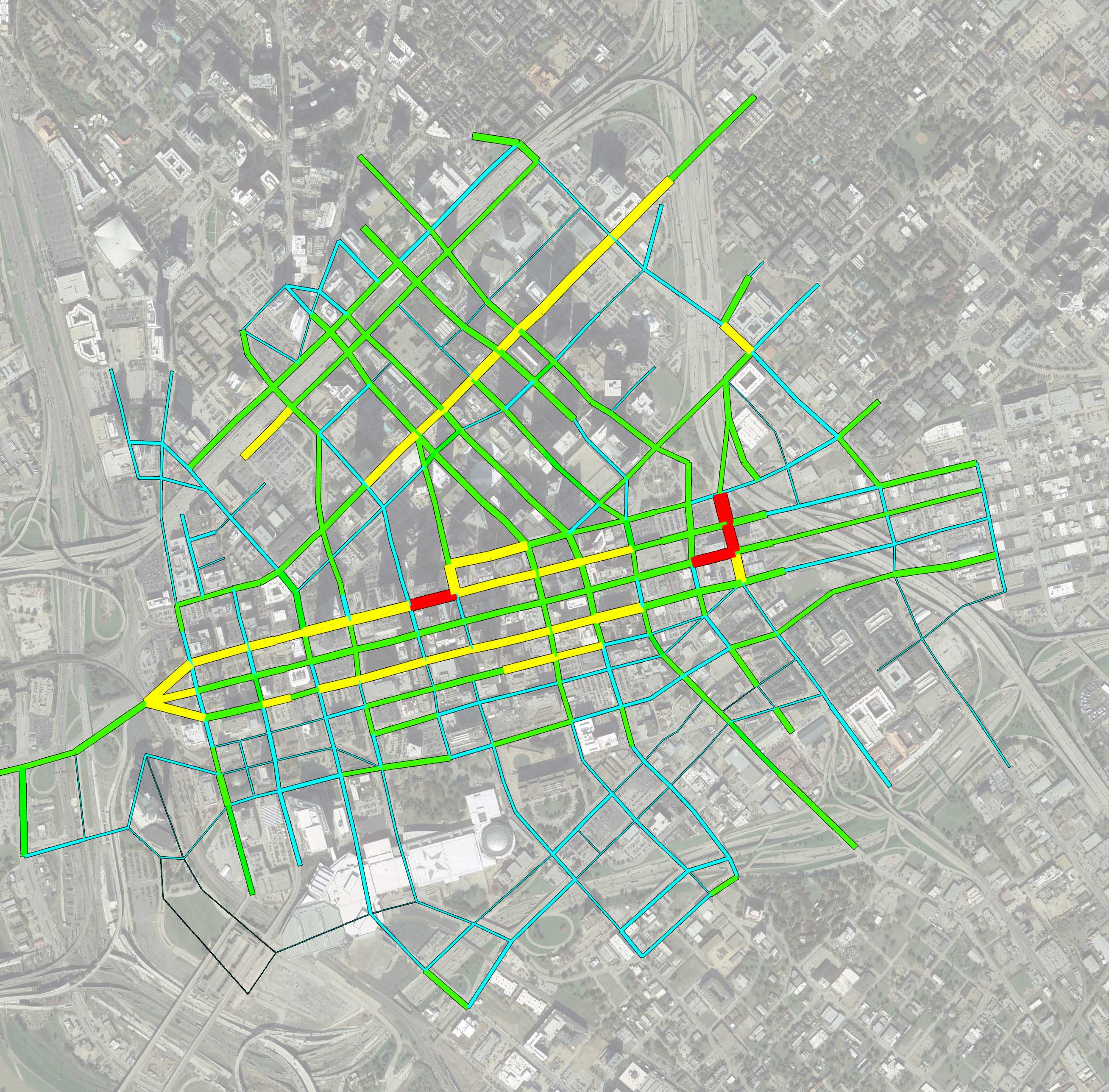 Dallas Rush Hour Traffic Map - Osiris New Dawn Map