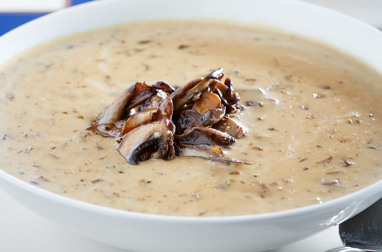 Mushroom soup at The Grape. Photography by Kevin Marple.