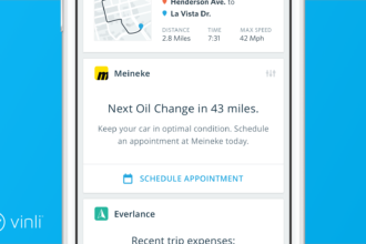 Meineke will now be able to send customers maintenance reminders via Vinli.