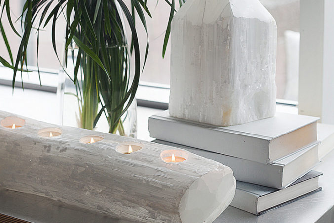 selenite-candleholders