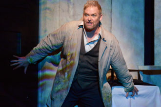 Coming Alive: Morris in the Dallas Opera’s 2014 production of Die tote Stadt. His first musical hero was Larry Gatlin.