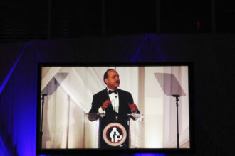 At the U.S. Hispanic Chamber of Commerce Foundation's inaugural gala, AT&T's Ralph de la Vega told attendees his story about coming to America from Cuba. He ended his speech with a call to action for local leadership.