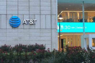 AT&T's headquarters is located in downtown Dallas.