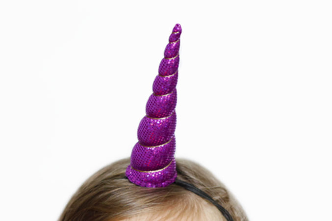 Brooklyn Owl's unicorn headband, available at MiniME.