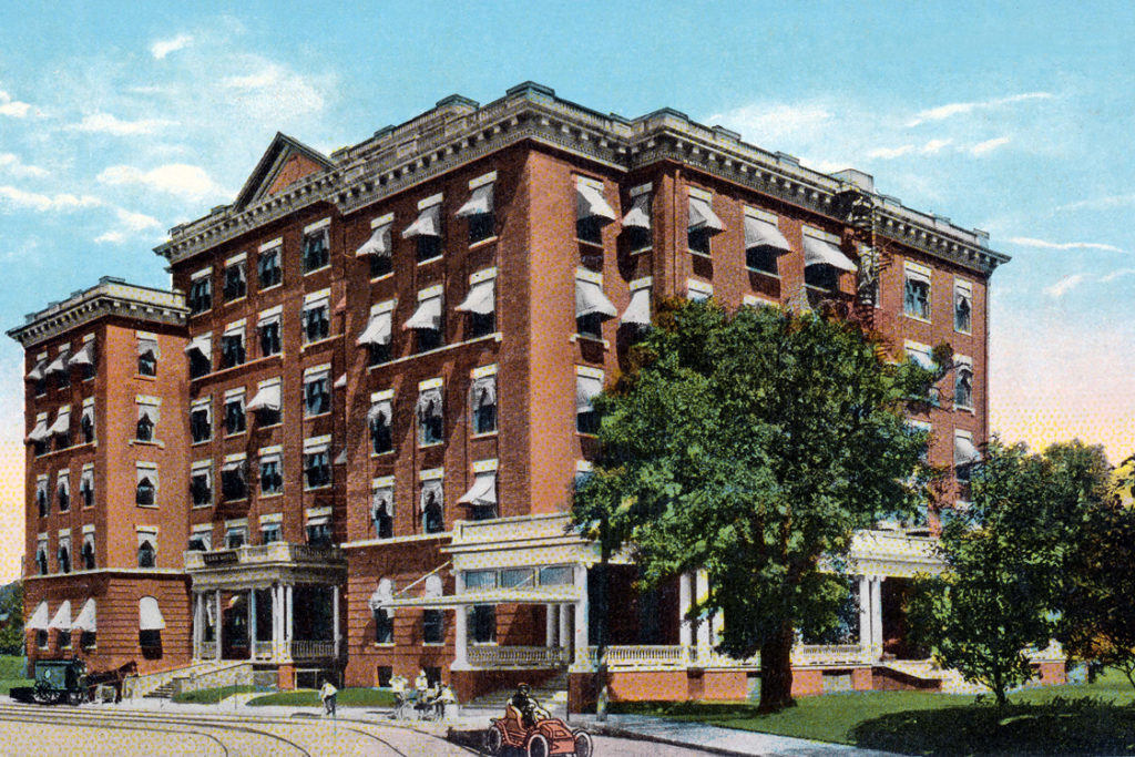 In the early 1900s the Ambassador Hotel property was known as the Park Hotel.