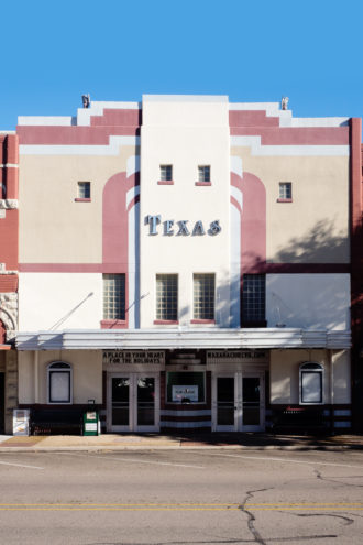 Texas Theater in downtown Waxahachie. 